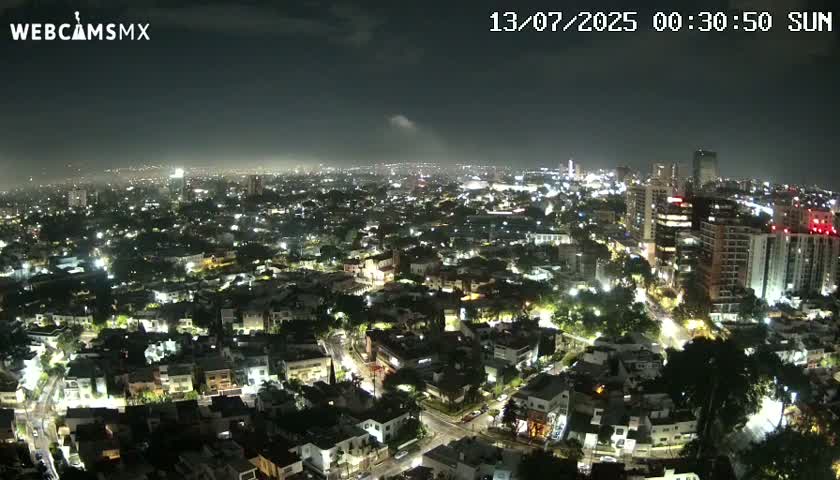 Ciudad de Guadalajara City Skyline Live Cam - Guadalajara, Jalisco, Mexico