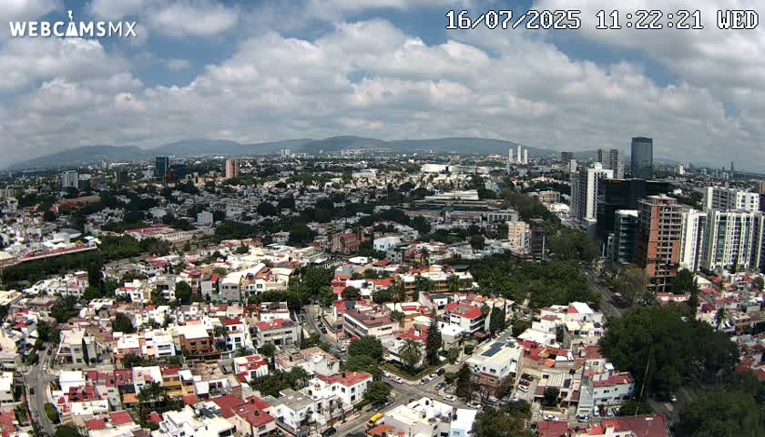 Ciudad de Guadalajara City Skyline Live Cam - Guadalajara, Jalisco, Mexico