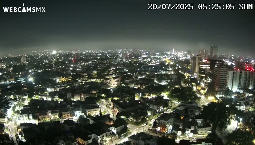 Ciudad de Guadalajara City Skyline Live Cam - Guadalajara, Jalisco, Mexico