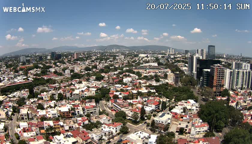 Ciudad de Guadalajara City Skyline Live Cam - Guadalajara, Jalisco, Mexico