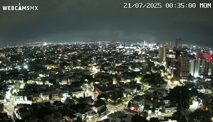 Ciudad de Guadalajara City Skyline Live Cam - Guadalajara, Jalisco, Mexico
