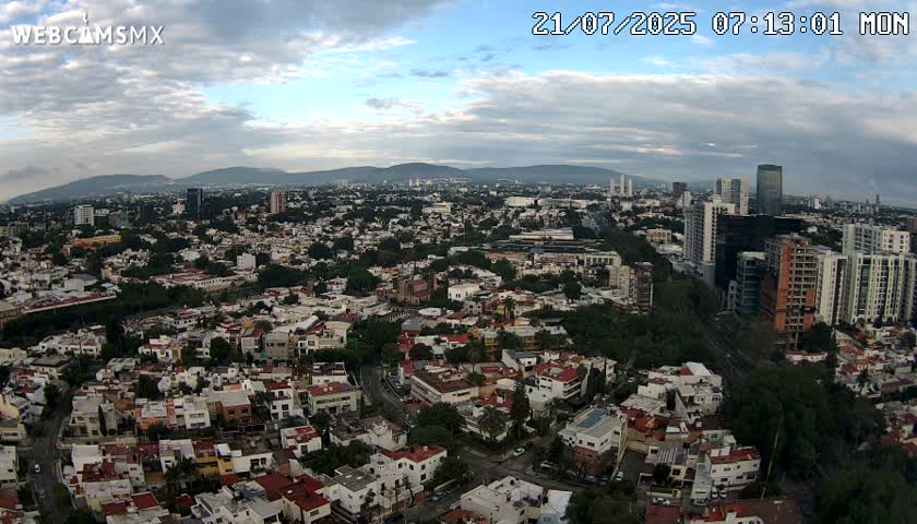 Ciudad de Guadalajara City Skyline Live Cam - Guadalajara, Jalisco, Mexico