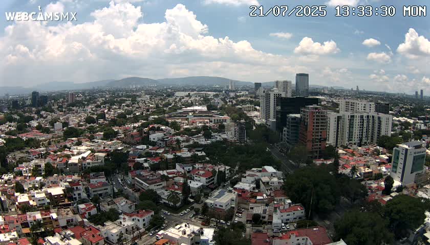 Ciudad de Guadalajara City Skyline Live Cam - Guadalajara, Jalisco, Mexico