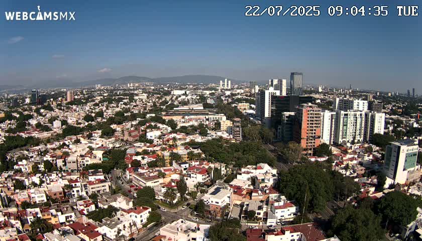 Ciudad de Guadalajara City Skyline Live Cam - Guadalajara, Jalisco, Mexico