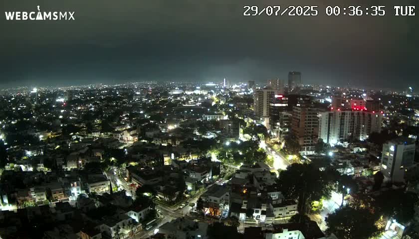 Ciudad de Guadalajara City Skyline Live Cam - Guadalajara, Jalisco, Mexico