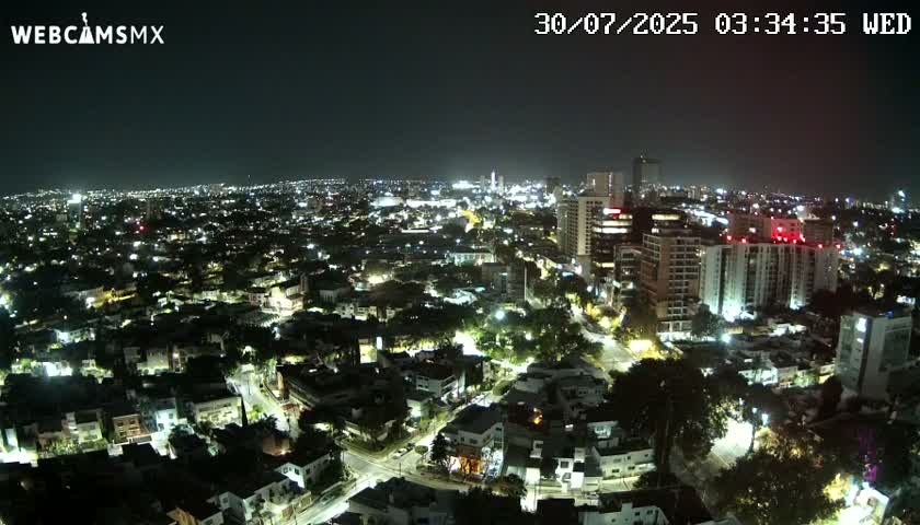 Ciudad de Guadalajara City Skyline Live Cam - Guadalajara, Jalisco, Mexico