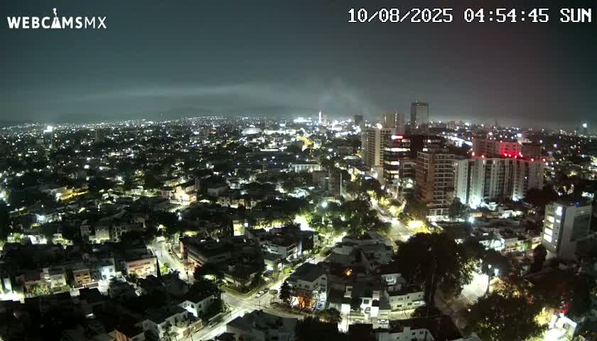 Ciudad de Guadalajara City Skyline Live Cam - Guadalajara, Jalisco, Mexico