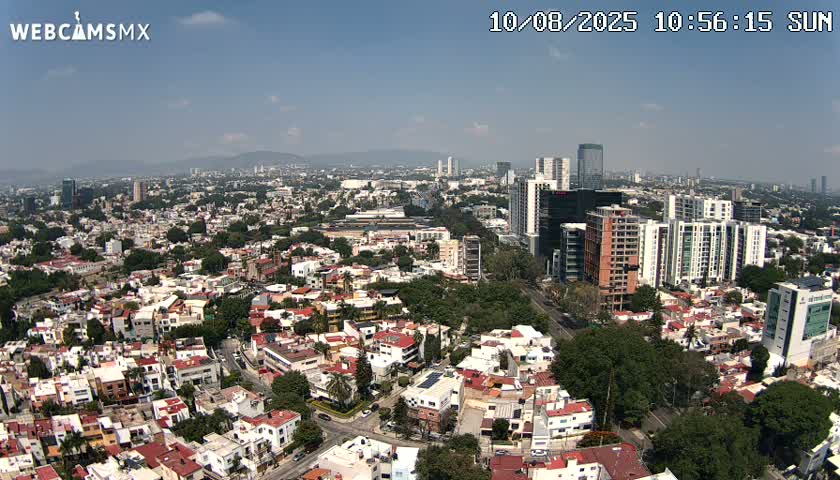 Ciudad de Guadalajara City Skyline Live Cam - Guadalajara, Jalisco, Mexico