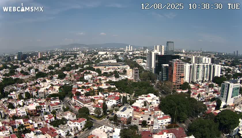 Ciudad de Guadalajara City Skyline Live Cam - Guadalajara, Jalisco, Mexico
