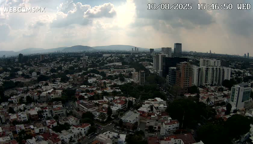 Ciudad de Guadalajara City Skyline Live Cam - Guadalajara, Jalisco, Mexico