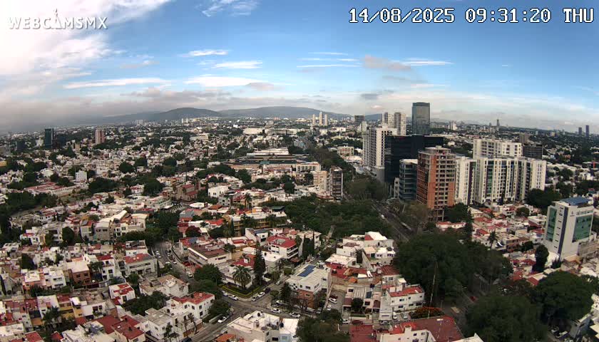 Ciudad de Guadalajara City Skyline Live Cam - Guadalajara, Jalisco, Mexico