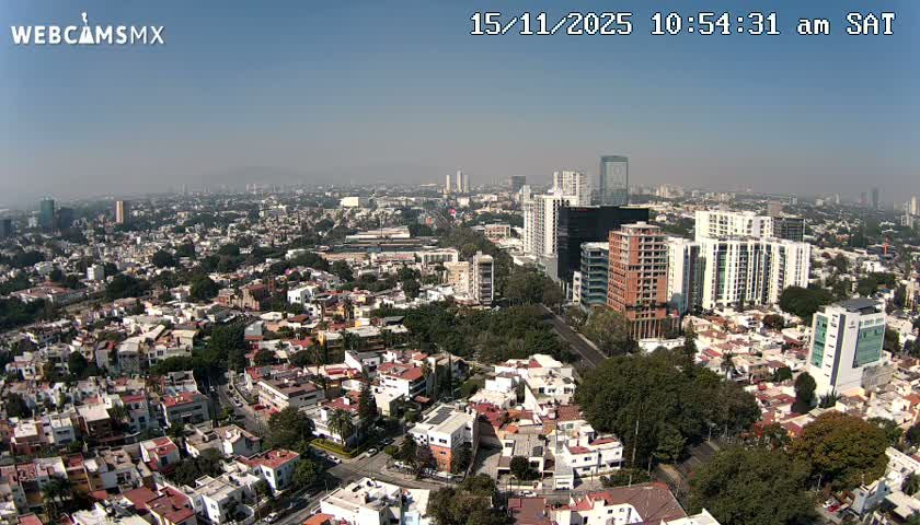 Ciudad de Guadalajara City Skyline Live Cam - Guadalajara, Jalisco, Mexico