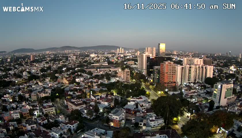 Ciudad de Guadalajara City Skyline Live Cam - Guadalajara, Jalisco, Mexico
