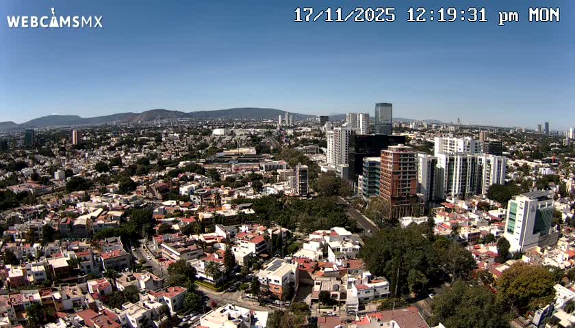 Ciudad de Guadalajara City Skyline Live Cam - Guadalajara, Jalisco, Mexico