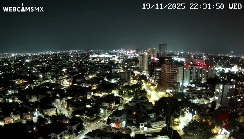 Ciudad de Guadalajara City Skyline Live Cam - Guadalajara, Jalisco, Mexico