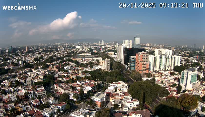 Ciudad de Guadalajara City Skyline Live Cam - Guadalajara, Jalisco, Mexico
