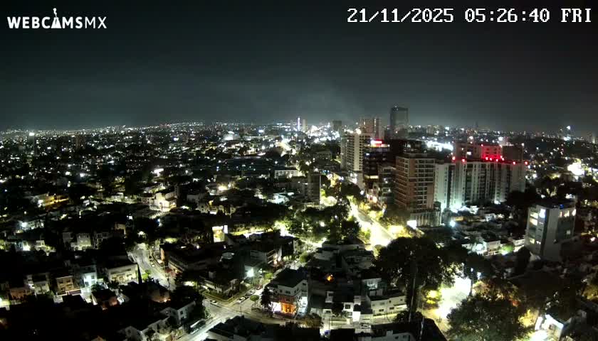 Ciudad de Guadalajara City Skyline Live Cam - Guadalajara, Jalisco, Mexico