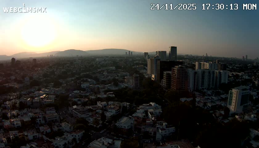 Ciudad de Guadalajara City Skyline Live Cam - Guadalajara, Jalisco, Mexico