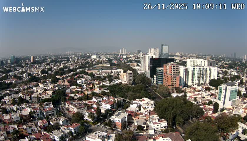 Ciudad de Guadalajara City Skyline Live Cam - Guadalajara, Jalisco, Mexico