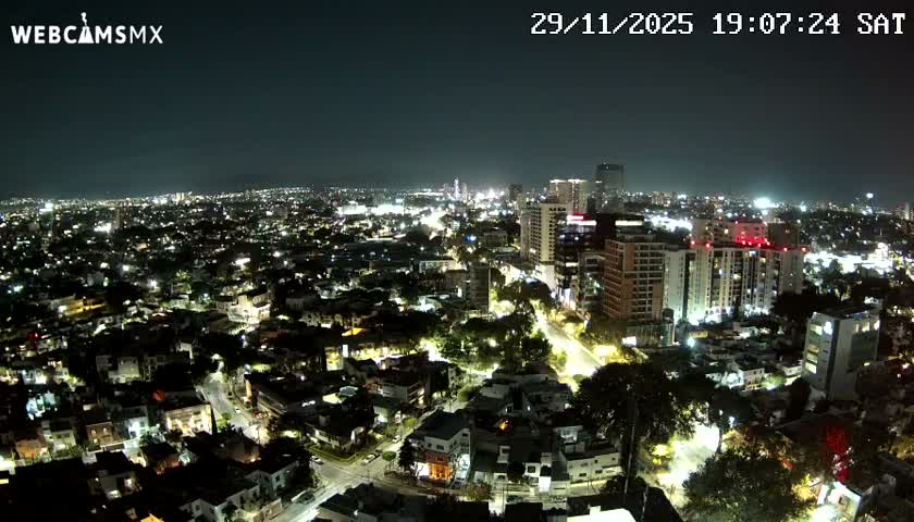 Ciudad de Guadalajara City Skyline Live Cam - Guadalajara, Jalisco, Mexico