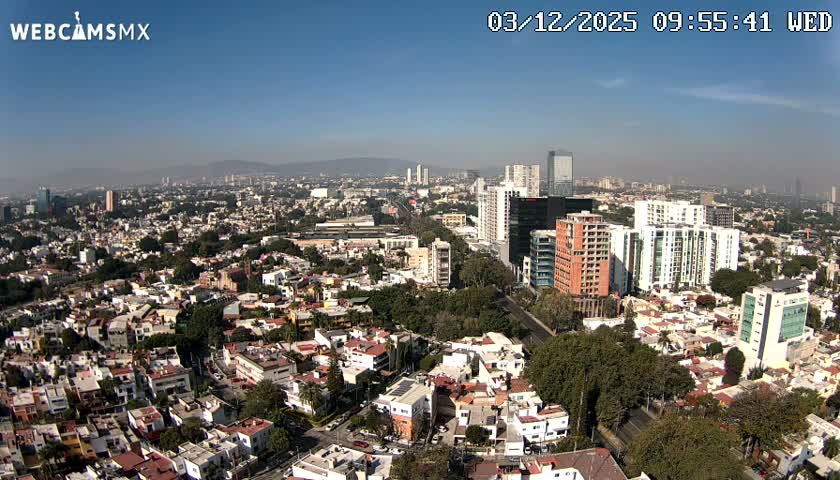 Ciudad de Guadalajara City Skyline Live Cam - Guadalajara, Jalisco, Mexico