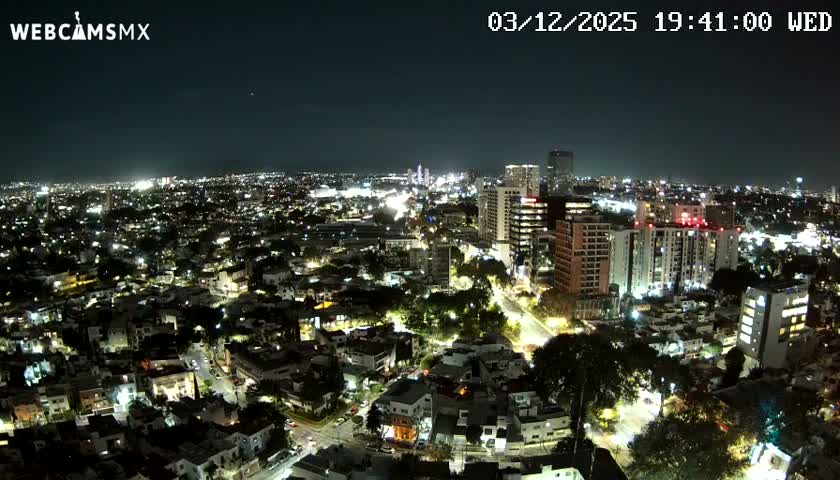 Ciudad de Guadalajara City Skyline Live Cam - Guadalajara, Jalisco, Mexico