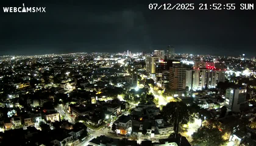 Ciudad de Guadalajara City Skyline Live Cam - Guadalajara, Jalisco, Mexico
