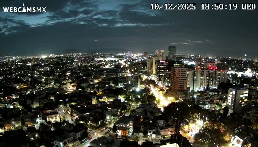 Ciudad de Guadalajara City Skyline Live Cam - Guadalajara, Jalisco, Mexico