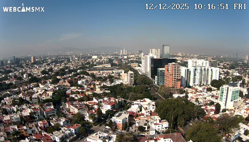 Ciudad de Guadalajara City Skyline Live Cam - Guadalajara, Jalisco, Mexico