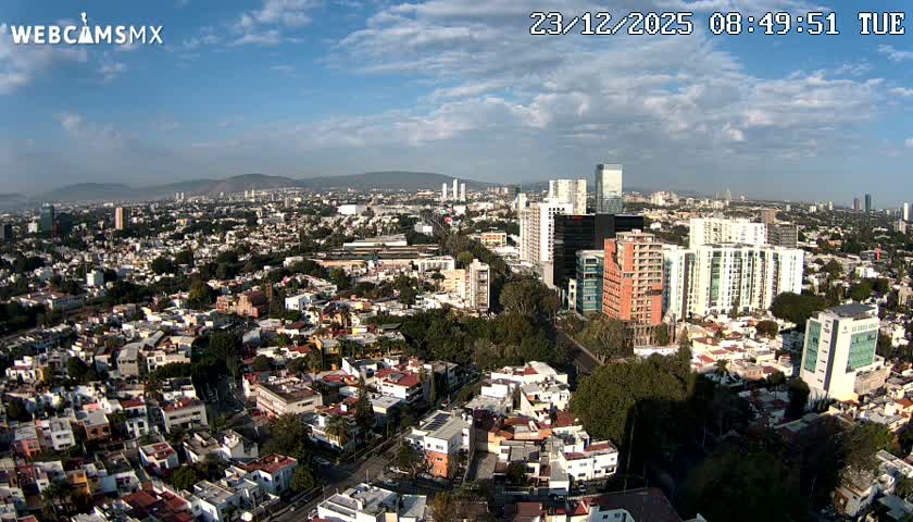 Ciudad de Guadalajara City Skyline Live Cam - Guadalajara, Jalisco, Mexico