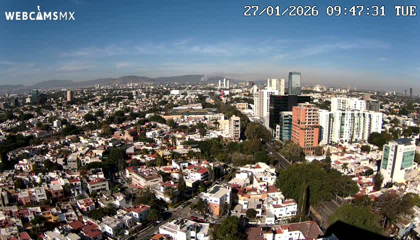 Ciudad de Guadalajara City Skyline Live Cam - Guadalajara, Jalisco, Mexico
