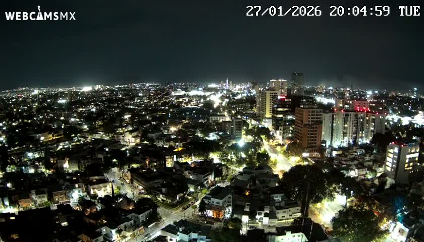 Ciudad de Guadalajara City Skyline Live Cam - Guadalajara, Jalisco, Mexico