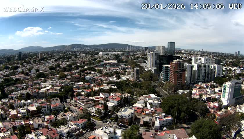 Ciudad de Guadalajara City Skyline Live Cam - Guadalajara, Jalisco, Mexico