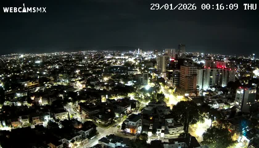 Ciudad de Guadalajara City Skyline Live Cam - Guadalajara, Jalisco, Mexico