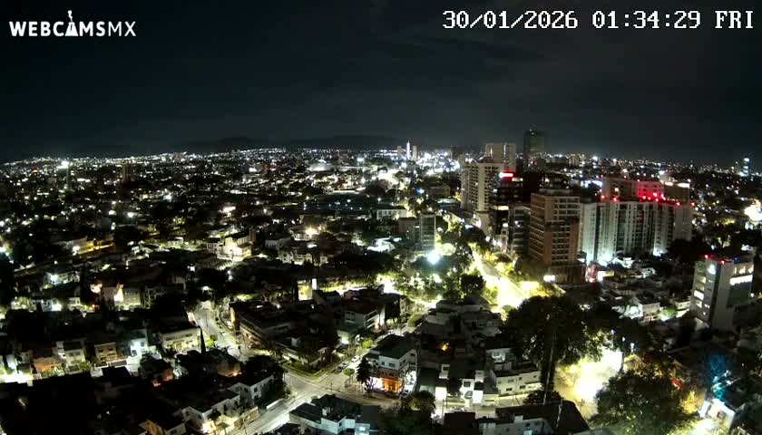Ciudad de Guadalajara City Skyline Live Cam - Guadalajara, Jalisco, Mexico