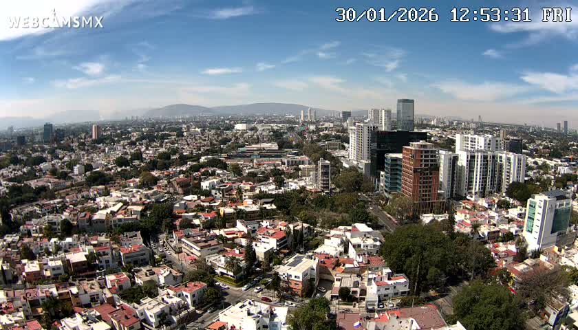 Ciudad de Guadalajara City Skyline Live Cam - Guadalajara, Jalisco, Mexico