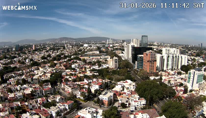 Ciudad de Guadalajara City Skyline Live Cam - Guadalajara, Jalisco, Mexico