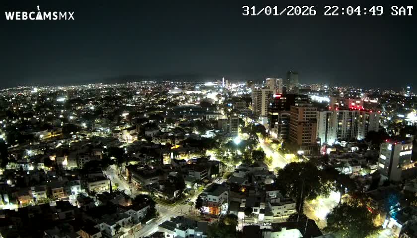 Ciudad de Guadalajara City Skyline Live Cam - Guadalajara, Jalisco, Mexico