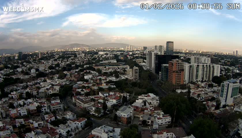 Ciudad de Guadalajara City Skyline Live Cam - Guadalajara, Jalisco, Mexico