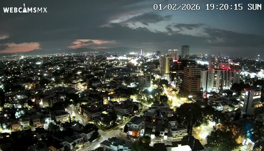 Ciudad de Guadalajara City Skyline Live Cam - Guadalajara, Jalisco, Mexico