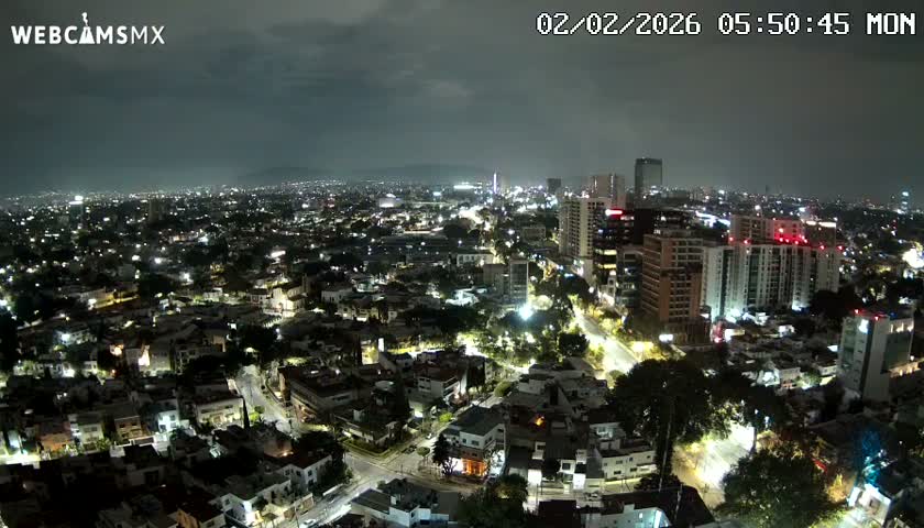 Ciudad de Guadalajara City Skyline Live Cam - Guadalajara, Jalisco, Mexico