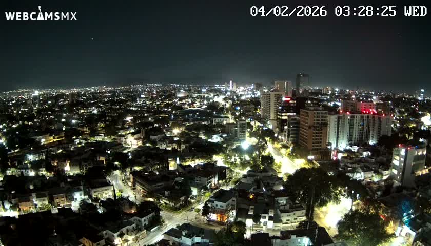 Ciudad de Guadalajara City Skyline Live Cam - Guadalajara, Jalisco, Mexico