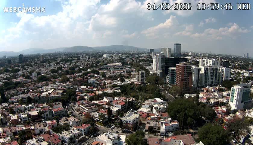 Ciudad de Guadalajara City Skyline Live Cam - Guadalajara, Jalisco, Mexico