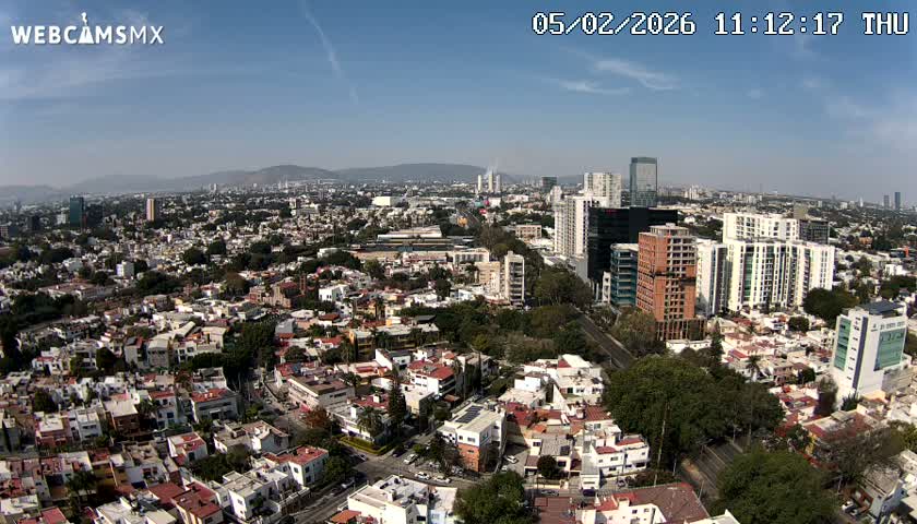 Ciudad de Guadalajara City Skyline Live Cam - Guadalajara, Jalisco, Mexico