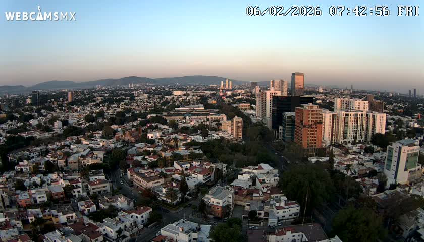 Ciudad de Guadalajara City Skyline Live Cam - Guadalajara, Jalisco, Mexico