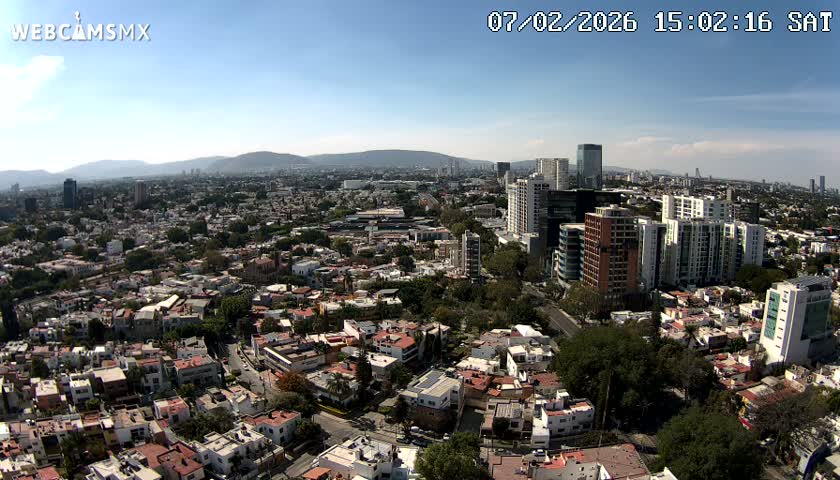 Ciudad de Guadalajara City Skyline Live Cam - Guadalajara, Jalisco, Mexico