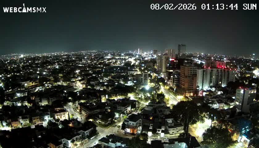 Ciudad de Guadalajara City Skyline Live Cam - Guadalajara, Jalisco, Mexico