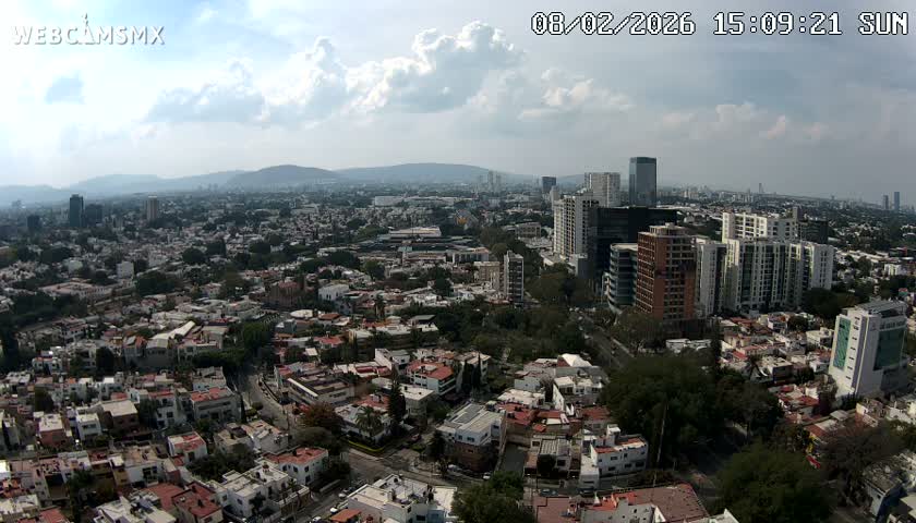 Ciudad de Guadalajara City Skyline Live Cam - Guadalajara, Jalisco, Mexico