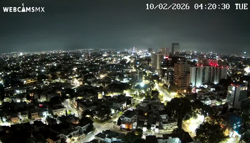 Ciudad de Guadalajara City Skyline Live Cam - Guadalajara, Jalisco, Mexico