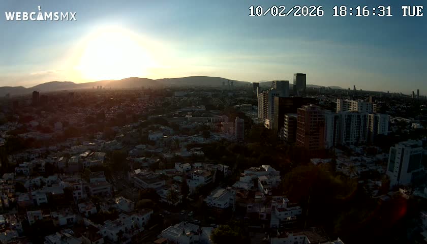 Ciudad de Guadalajara City Skyline Live Cam - Guadalajara, Jalisco, Mexico